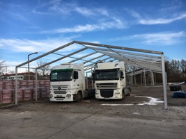 Raktársátor 12,5 méter széles-16